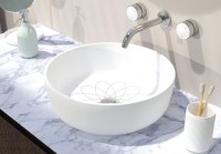 LAVABO BLANCO SOBRE ENCIMERA EQUILIBRIUM POM DOR